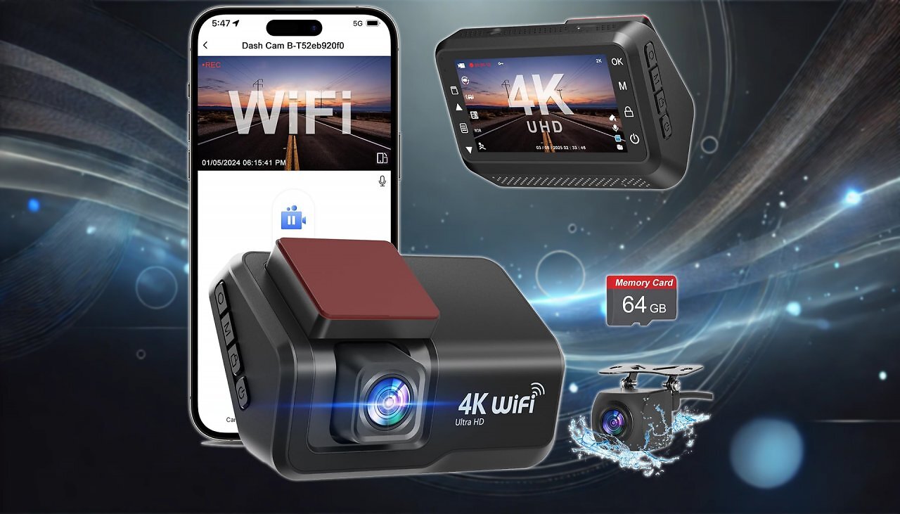 [10/02/2025] 4K-Dashcam mit Nachtsicht: Chortau B-T52 jetzt unter 50 Euro