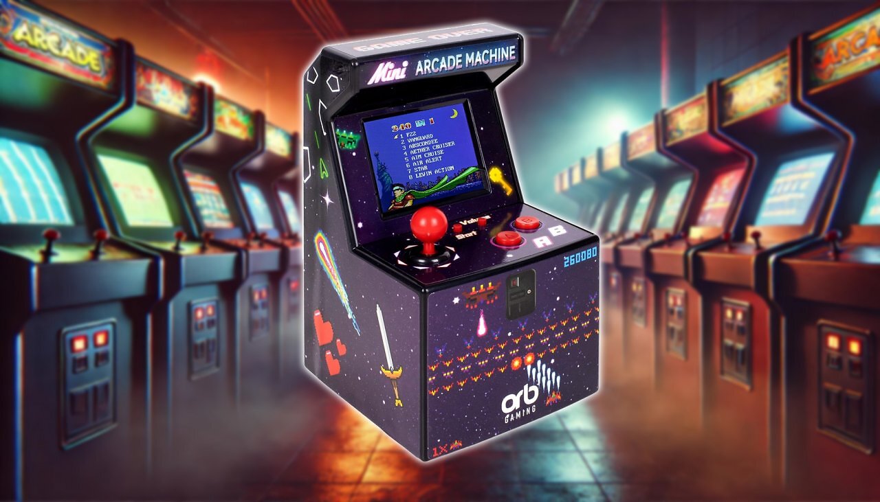 [03/02/2025] Retro-Gaming für unterwegs: Die Mini Retro Arcade für 21,99 Euro im Angebot