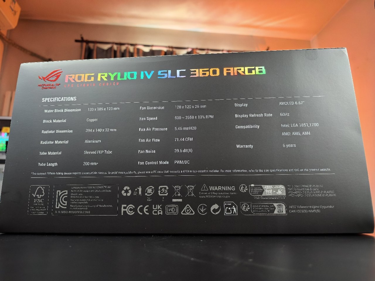 [31/03/2025] Asus ROG Ryuo IV SLC 360 ARGB