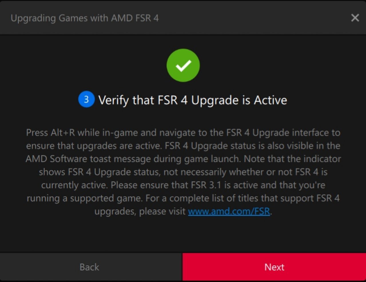 Radeon Software - FSR 4 Tutorial 05