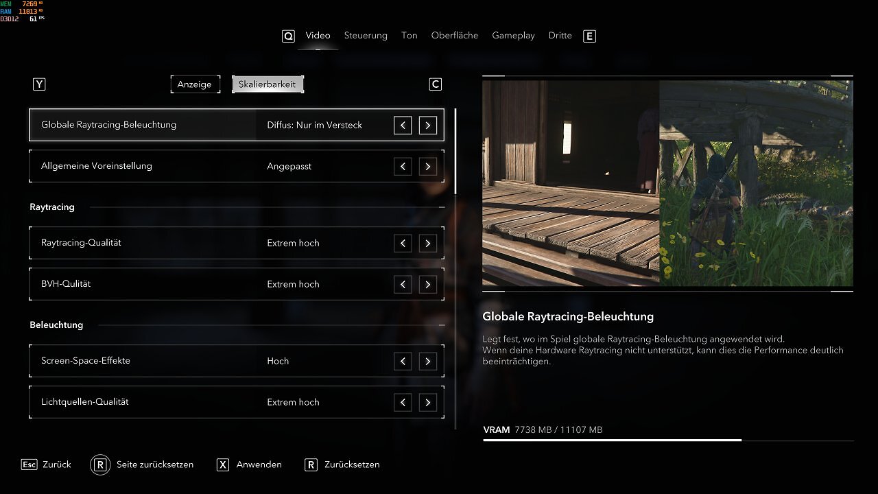 [17/03/2025] Geforce GTX 1080 Ti: Optionen & Raytracing