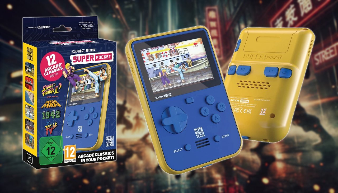 [06/03/2025] Retro-Feeling für die Hosentasche: Capcoms GameBoy-Alternative & Spiele im Angebot