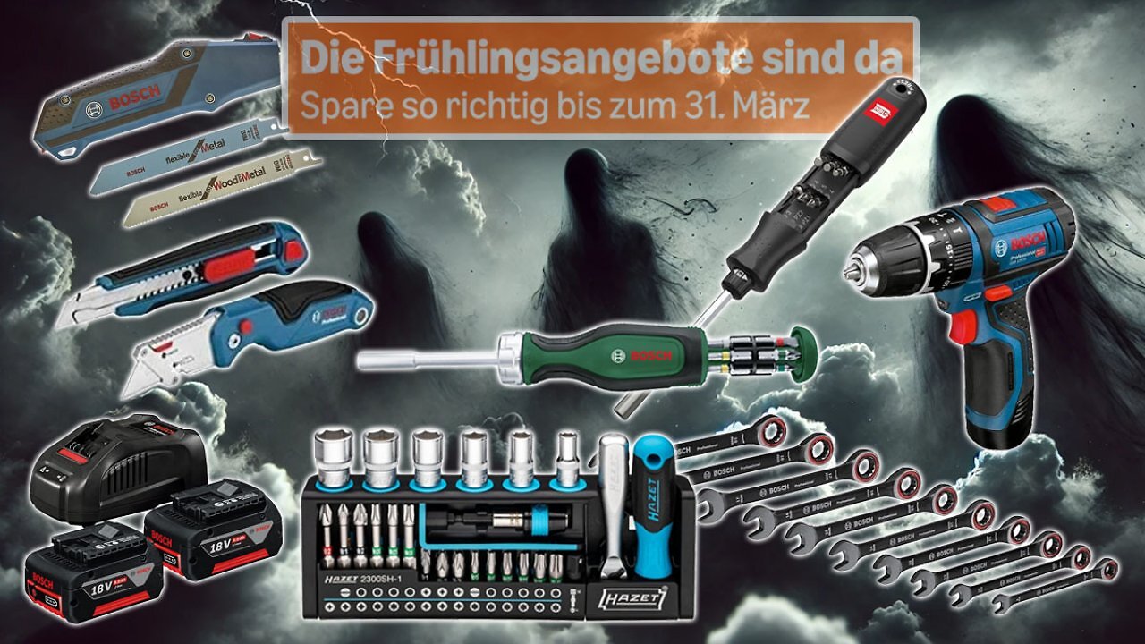 [25/03/2025] Befristet verheizt Amazon: Hazet Smartholder, Bosch Pro Mini Säge, Messer Set, 18V-Akku, Inbus Schraubendreher uvm. (2)