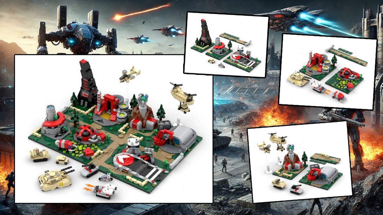 [01/03/2025] Mammutpanzer, Bauhof, Obelisk des Lichts: Lego-Rivale bringt Sets nach C&C-Art (1)