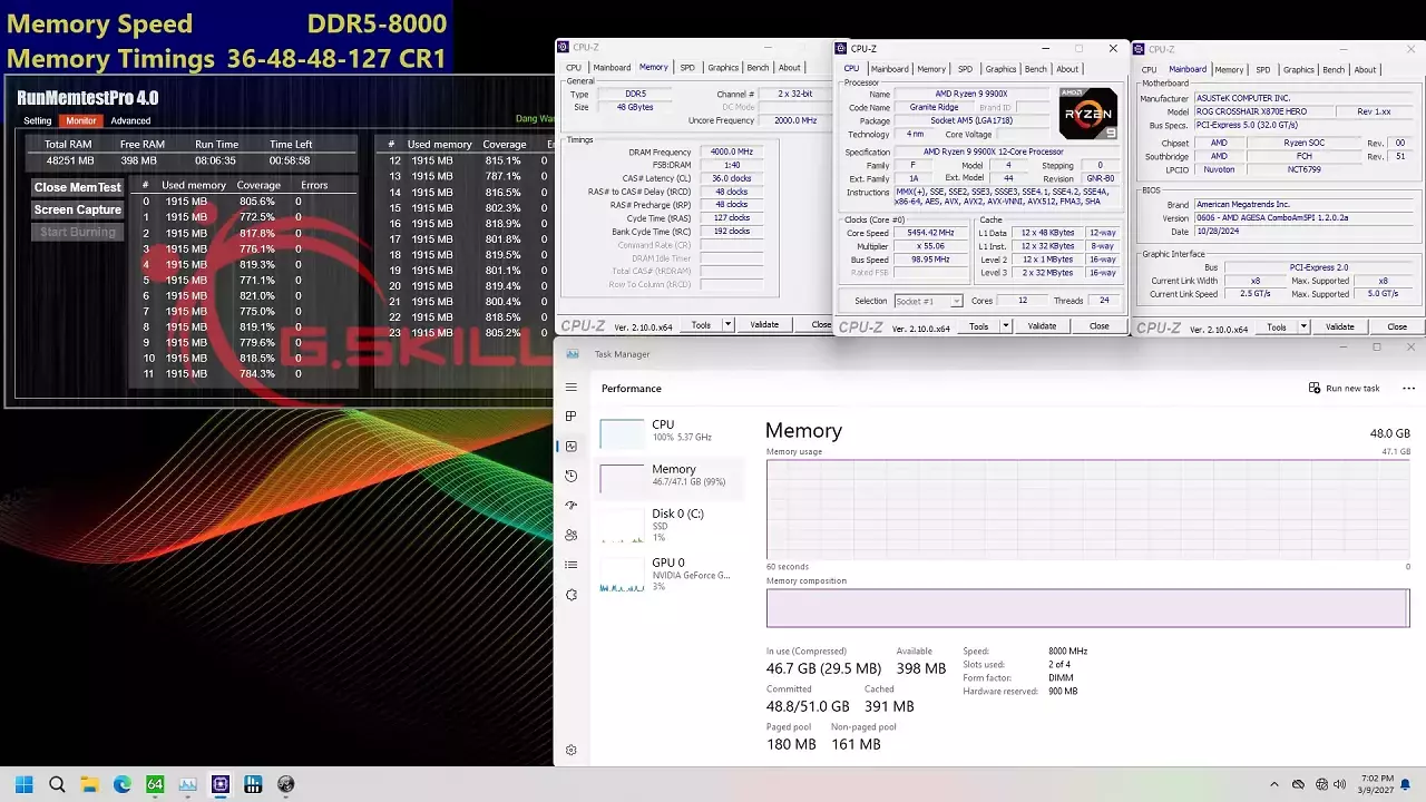 DDR5-8000-CL36-48-48-127