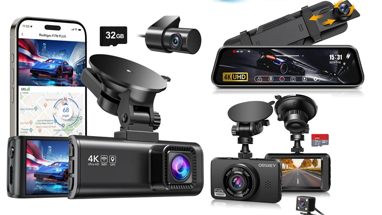 In Deutschland erlaubt - bei Amazon gerade billiger: Dashcams ab 33€ - Autokameras mit Nachtsicht, Parküberwachung & Co.