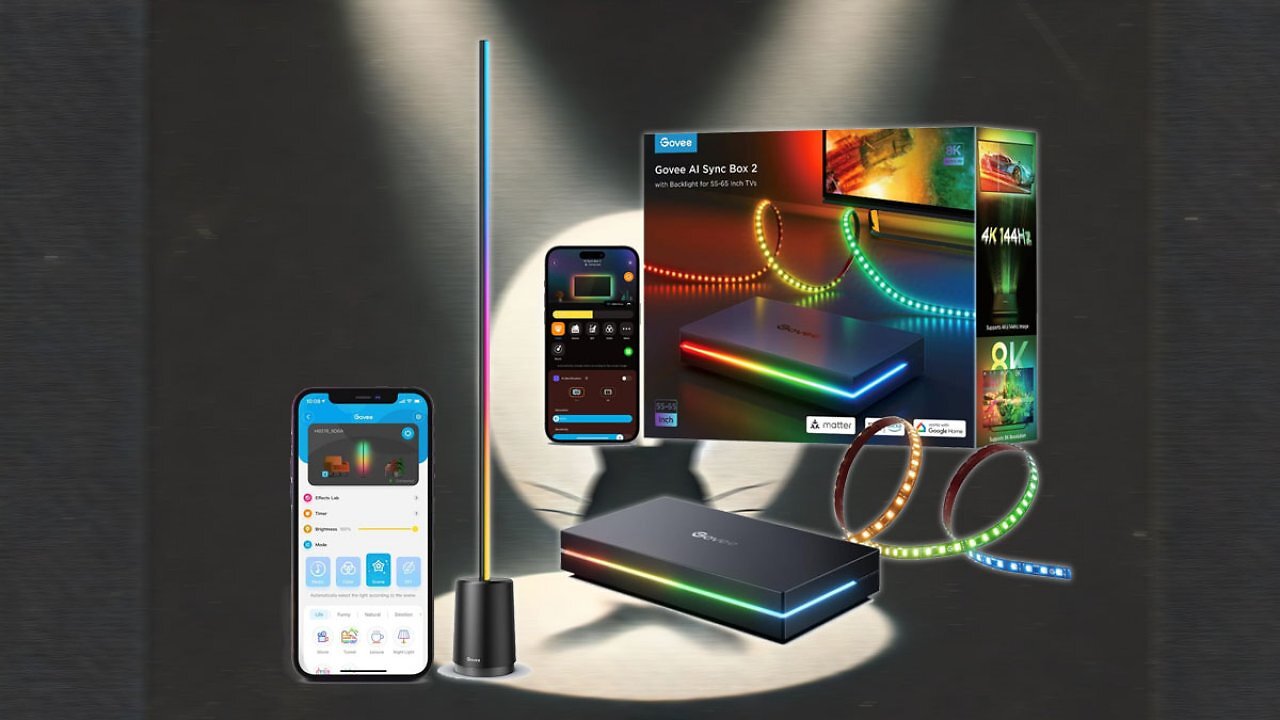 [24/03/2025] Govee Stehlampe H6076 und HDMI Sync Box Kit u.&nbsp;v.&nbsp;m. zu Tiefstpreisen bei den Frühlingsangeboten bei Amazon