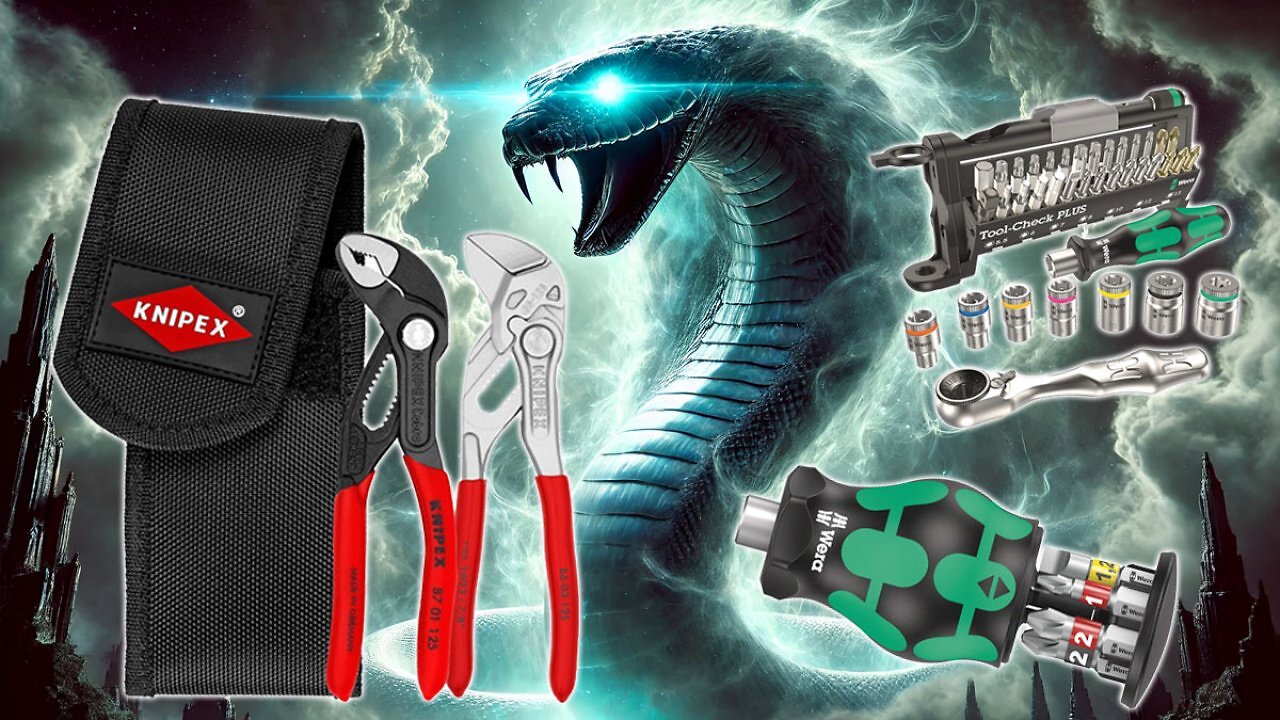 [18/03/2025] Amazon fegt für Bastler raus: Platz 1 Zangen Set von Knipex und Wera Stubby mit 6 Bits (Deal) (1)