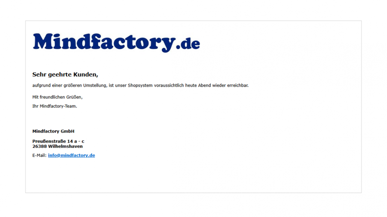 [17/03/2025] Mindfactory