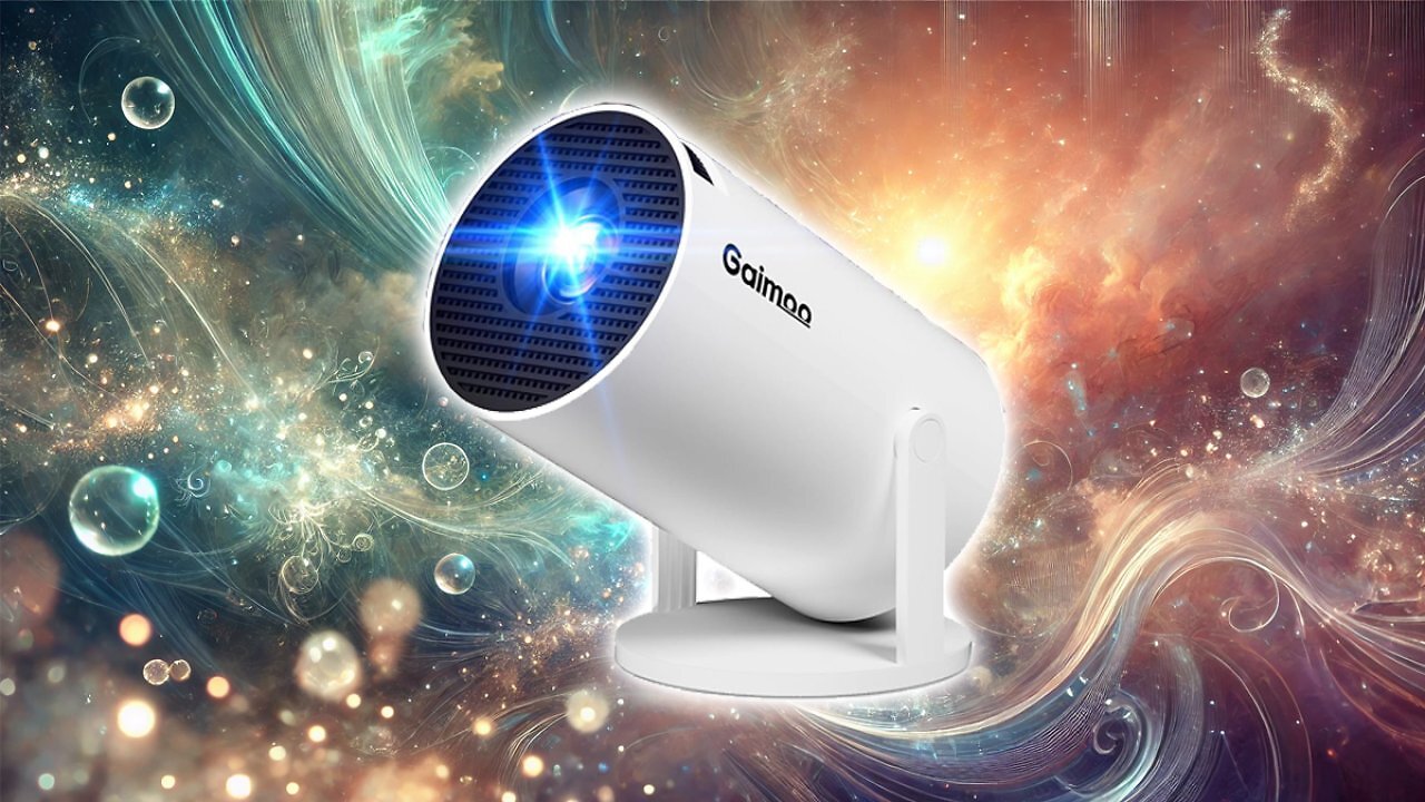 [14/03/2025] Mini Beamer, 4K FHD 1080P 180°Dreh Tragbarer Projektor, Klein Videoprojektor Unterstützt 2.4/5G Dual WiFi und Bluetooth 5.0, mit Android und IOS 11.0 Heimkino Smart Beamer Doppelsteuerung mit Maus Amazon Angebot