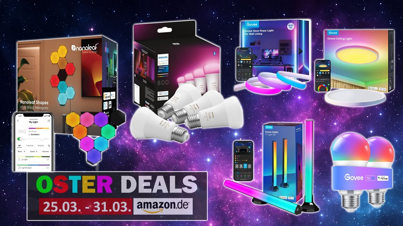 [27/03/2025] Deal / Nanu: Philips Hue und Nanoleaf rufen Spring Sale aus, Govee trotzdem billiger (1)