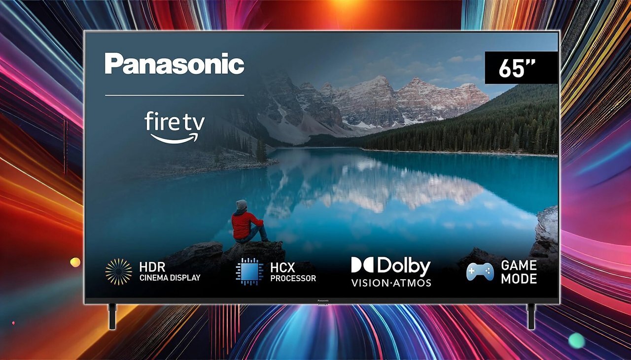 [20/03/2025] Panasonic 4K-UHD-TV (65 Zoll) mit Dolby Atmos & Fire TV jetzt im Amazon-Frühlingsangebot mit 47 % Rabatt
