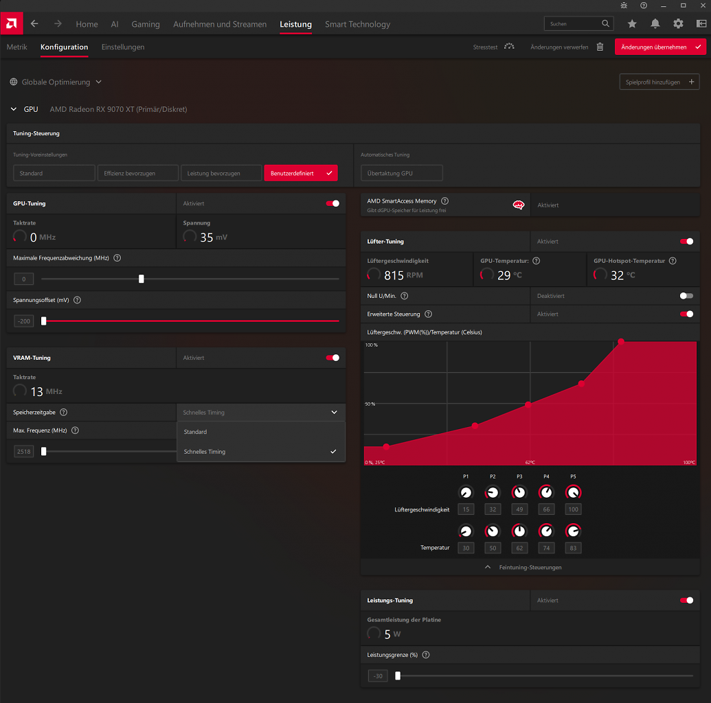 [03/03/2025] Radeon RX 9070 XT Wattman Settings exposed