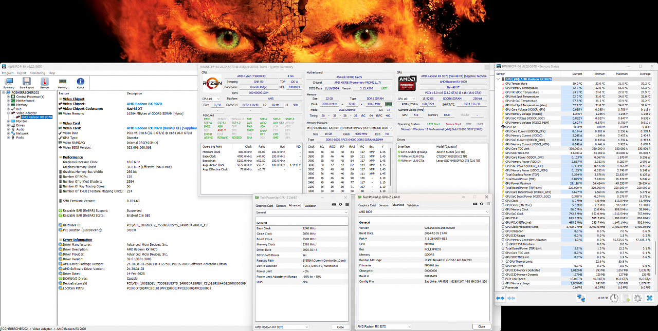 [03/03/2025] Radeon RX 9070 Full Spec Overview