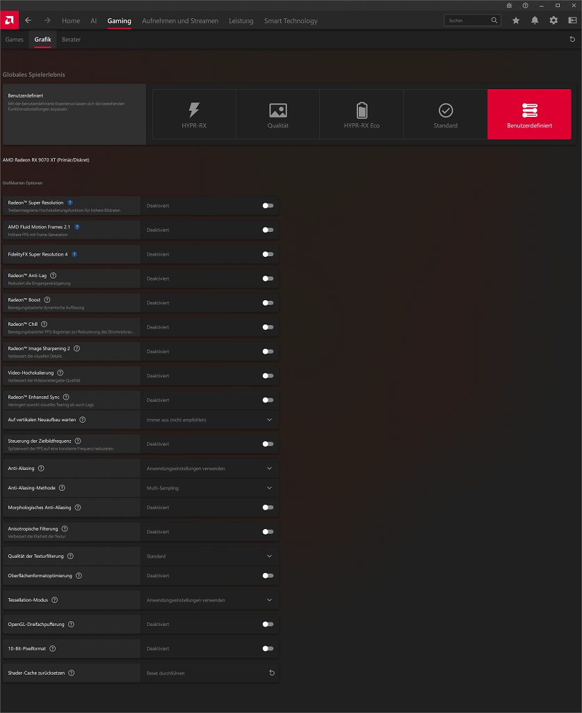 [03/03/2025] Radeon Software @ RDNA 4: FSR 4 und AFMF 2.1