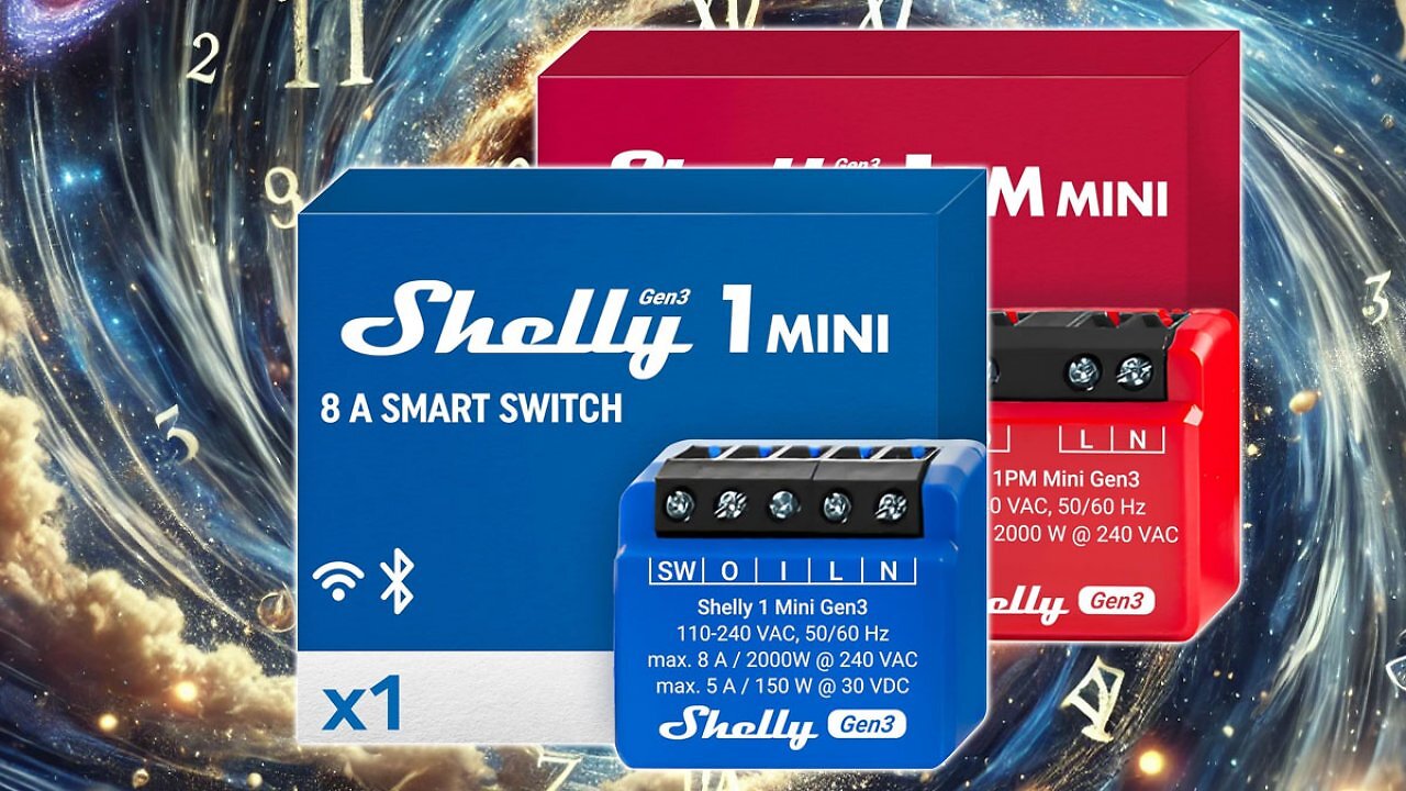 [15/03/2025] Nur 12 € bei Amazon: Shelly 1 Mini Gen3 mit Alexa macht alles smart - hinter Steckdose, Schalter und Baldachin (Deal)