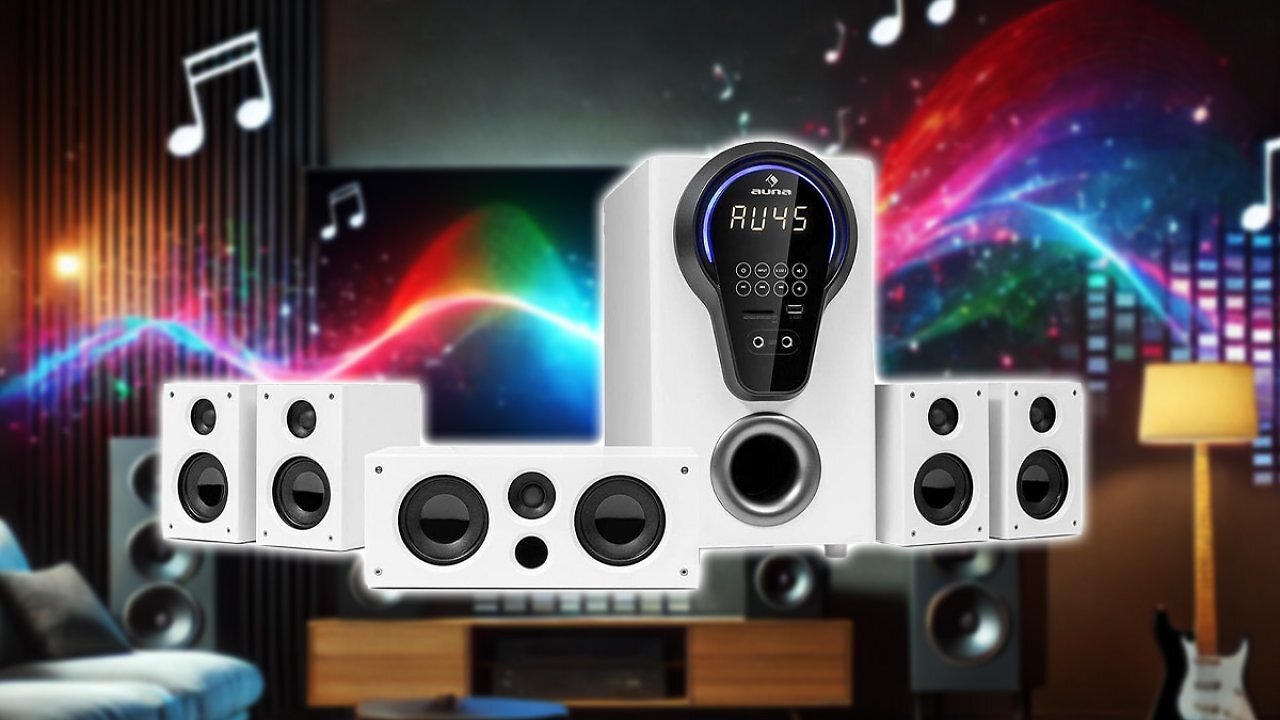 [05/03/2025] 500 Euro günstiger als Teufel! 5.1 Auna-Heimkinosystem für nur 125 Euro im Angebot