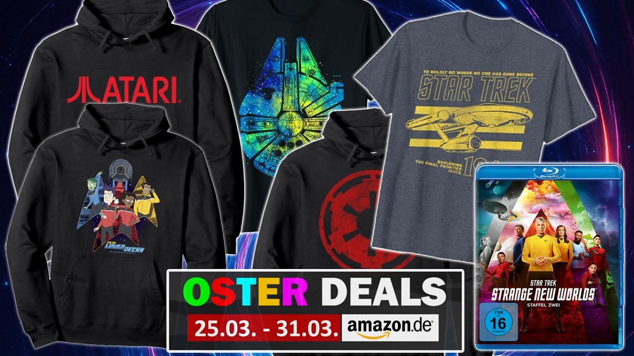 [30/03/2025] Nerdiger Deal: Nur kurz verheizt Amazon Shirts und Hoodies - Star Trek, Star Wars, Gaming (1)