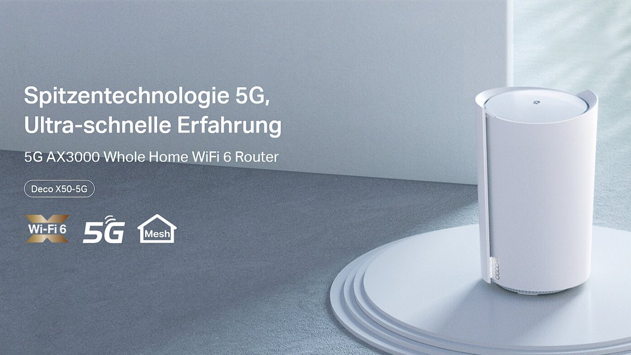 [27/03/2025] Amazon setzt Fritzbox unter Druck: TP-Link Deco X50-5G mit WLAN 6 & 5G satte 46 % günstiger