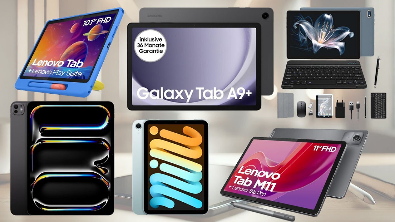 Amazon verramscht Tablets von Samsung, Apple, Lenovo, Honor & Co. ab 69,99€