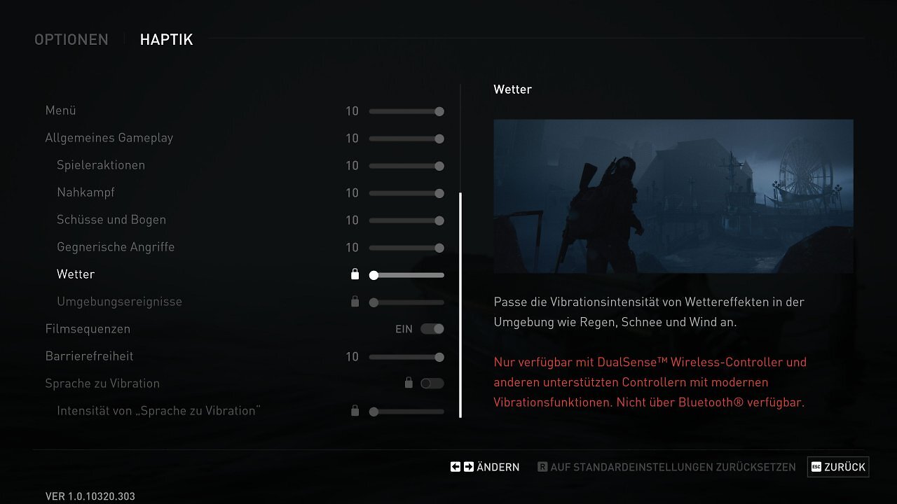 [27/03/2025] The Last of Us Part II - Menü - 03 - Haptik II