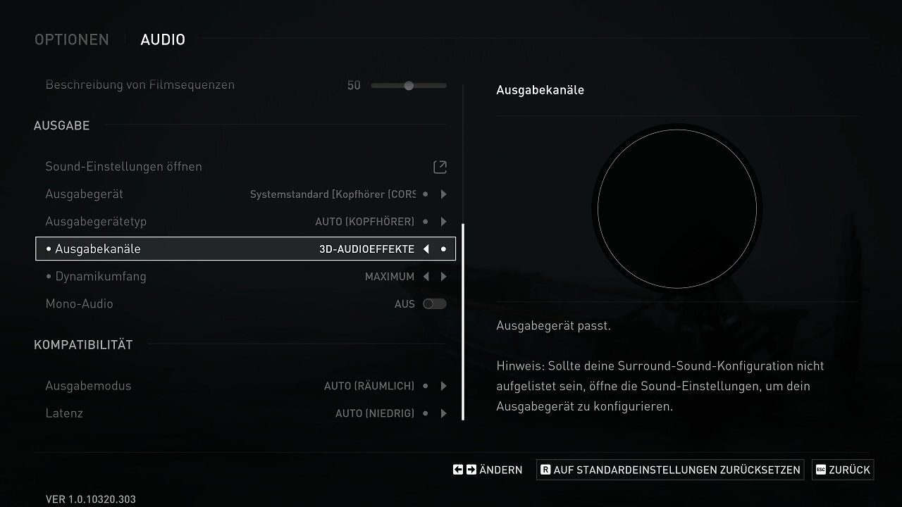[27/03/2025] The Last of Us Part II - Menü - 10 - Audio II