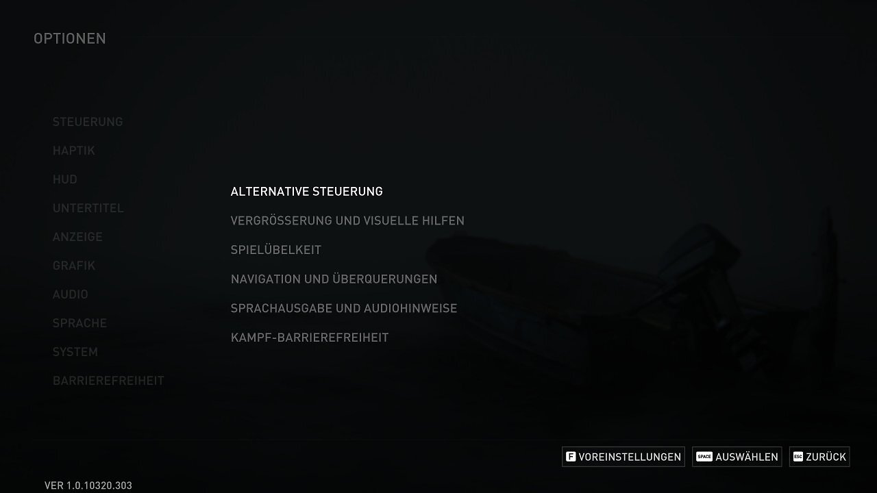[27/03/2025] The Last of Us Part II - Menü - 12 - Barrierefreiheit