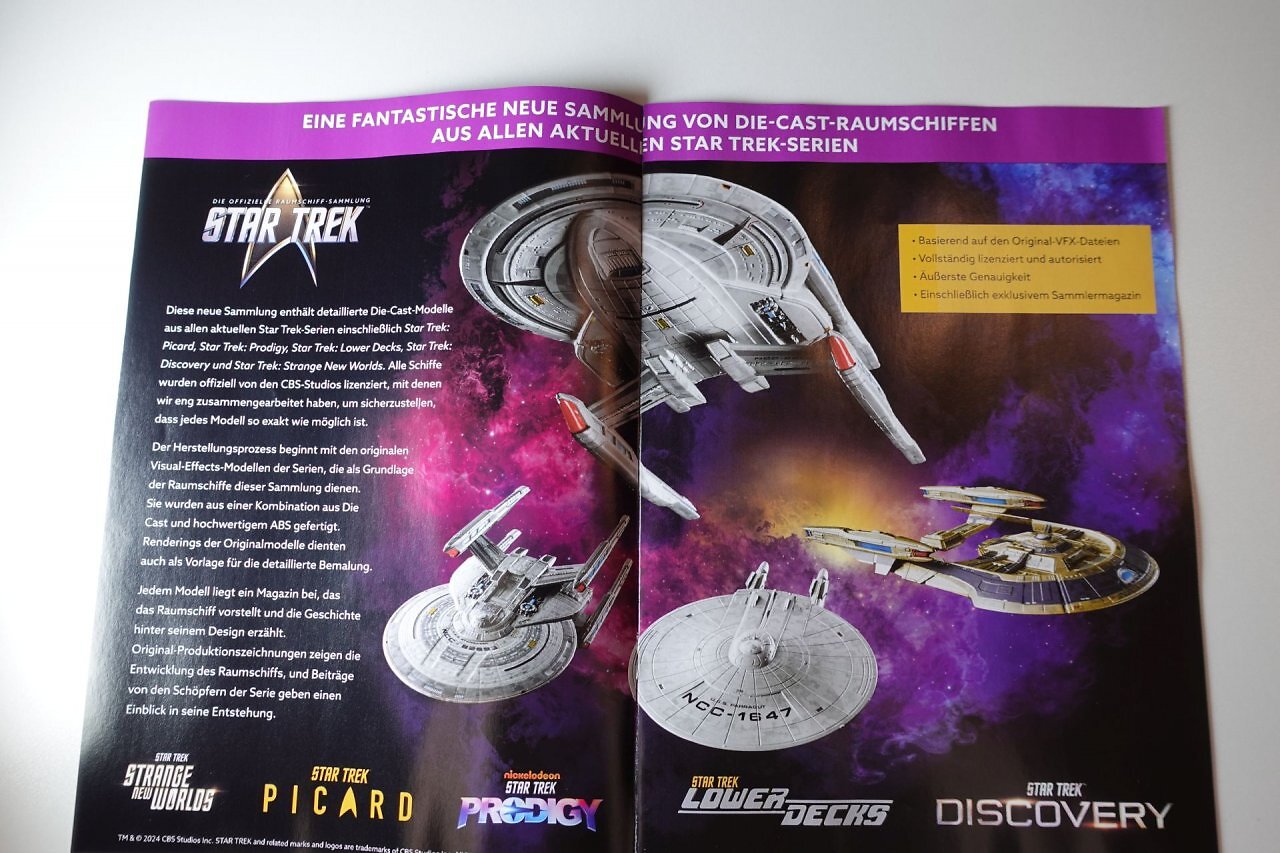 [23/03/2025] Raumschiffe wie die neue Stargazer aus Picard Staffel 2 sind unterwegs.
