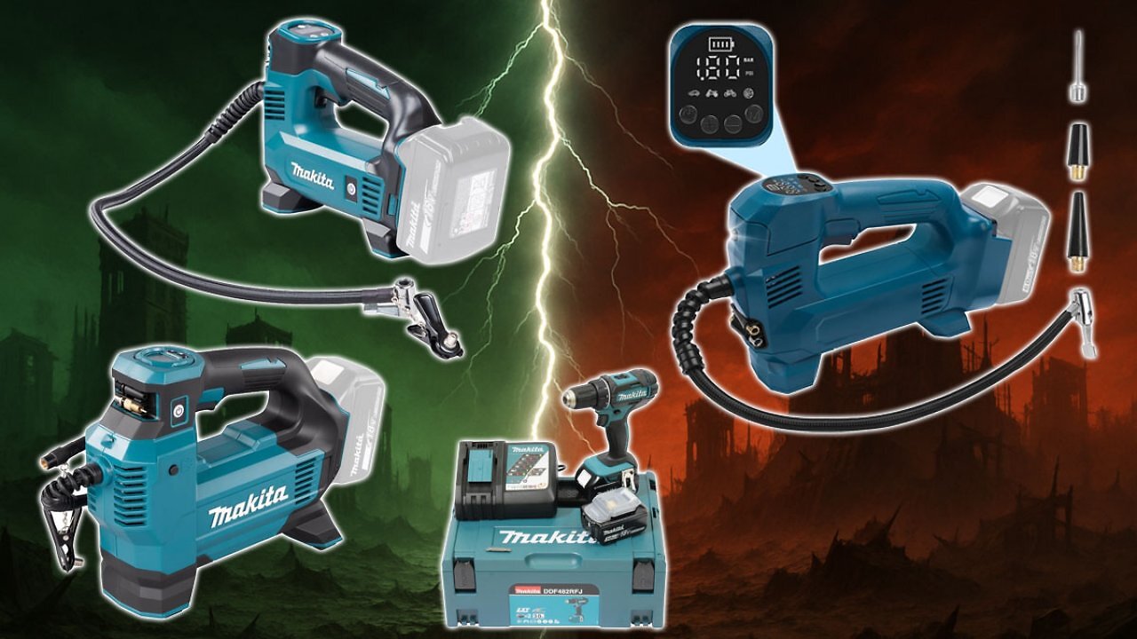 [19/04/2025] Deal: China-Kompressor für Makitas 18V-Akku kostet 38 € - wieder lieferbares Original lacht