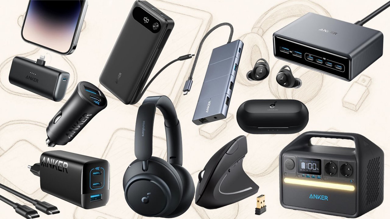 Neue Anker-Deals bei Amazon: USB-Ladegeräte, Netzteile, Kabel, Powerbanks & Kopfhörer - befristete Angebote