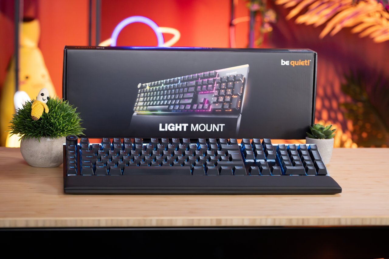 [25/04/2025] Die Light Mount ist die erste eigene mechanische Tastatur von Be Quiet und kombiniert leises Tippgefühl, dezente RGB-Beleuchtung und solide Verarbeitung.