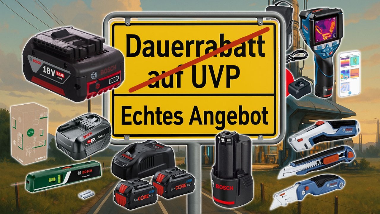 [27/04/2025] Teils nur Stunden verhaut Amazon: Bosch Pro Akku in 18V und 12V, Wasserwaage, Cuttermesser, Schraubendreher und mehr (1)