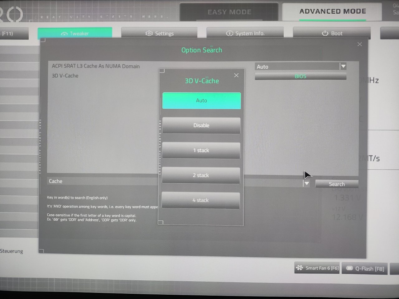[26/04/2025] BIOS mit 3D V-Cache