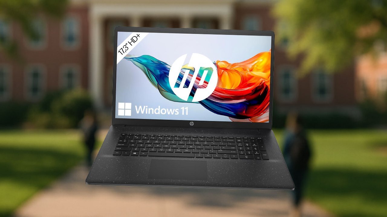 Nur 349€ - ein Preisfehler? Windows-11-Laptop von HP mit 17,3 Zoll und Fast Charge - in nur 45 Min. zu 50% geladen