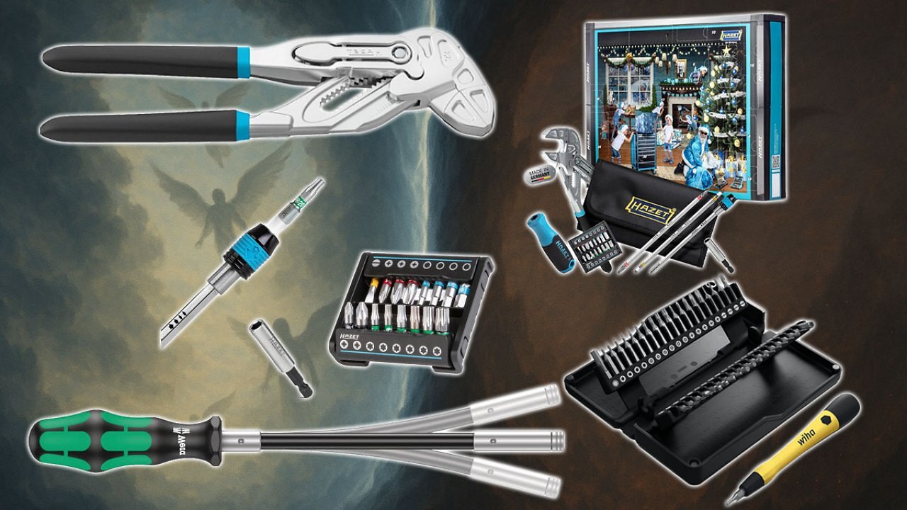 [24/04/2025] Deal: Amazon reicht Bits gratis zum Hazet Zangenschlüssel, Wiha Elektroniker-Set nie billiger (1)