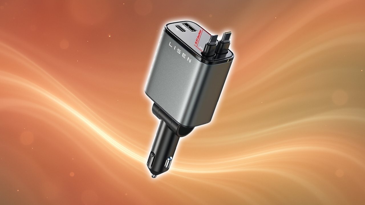 [10/04/2025] LISEN 4 in 1 Zigarettenanzünder USB C 69W Einziehbares Auto Ladegerät, Mama Geschenk Muttertag für Frauen, BMW Accessoires Car Gadget Auto Zubehör Innenraum für iPhone 16 Pro Max Galaxy S25 Ultra Amazon Angebot