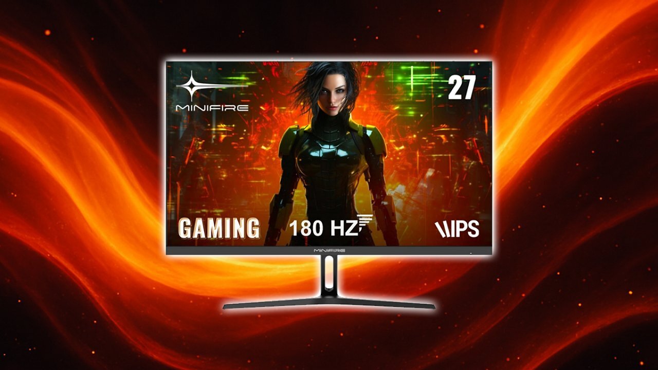 [29/04/2025] Minifire Gaming Monitor 27 Zoll, 180Hz, 1ms, AdaptiveSync, IPS, 2xHDMI 2.0/1xDP 1.4 Ports, FHD, sRGB 110%, Monitor PC Bildschirm(MFG27F2 HDMI-Kabel im Lieferumfang enthalten) Amazon Angebot