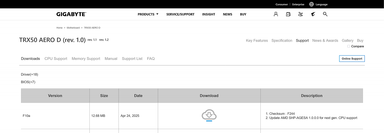 [26/04/2025] Next Gen Support