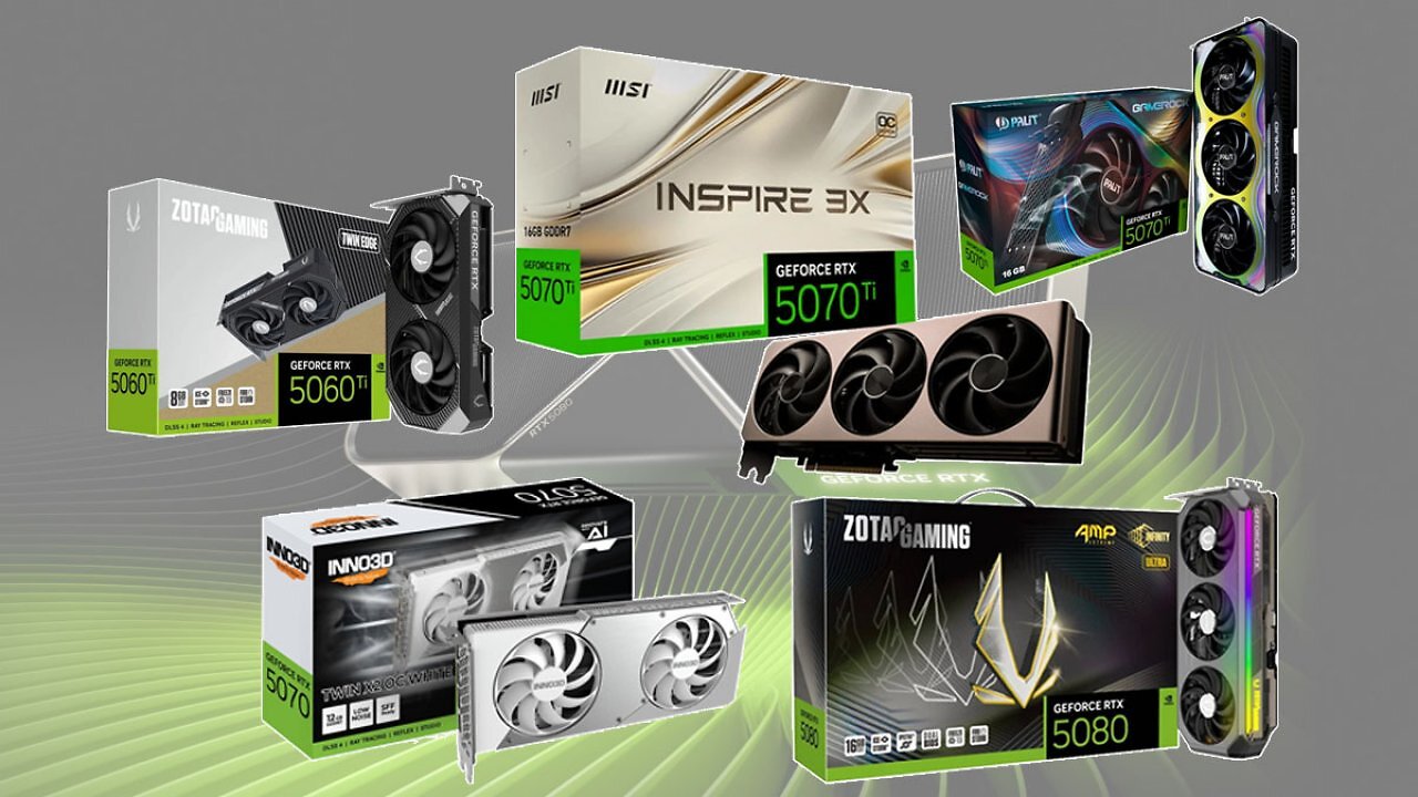 [30/04/2025] 12 Geforce-Grafikkarten zu Bestpreisen bei Alternate: RTX 5060 Ti, 5070 (Ti), 5080 ab 399€