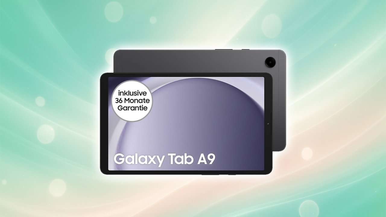 [23/04/2025] Samsung Galaxy Tab A9 Wi-Fi Android-Tablet, 64 GB Speicherplatz, Großes Display, Satter Sound, Simlockfrei ohne Vertrag, Graphite, Inkl. 3 Jahre Herstellergarantie [Exklusiv bei Amazon] Amazon angebot