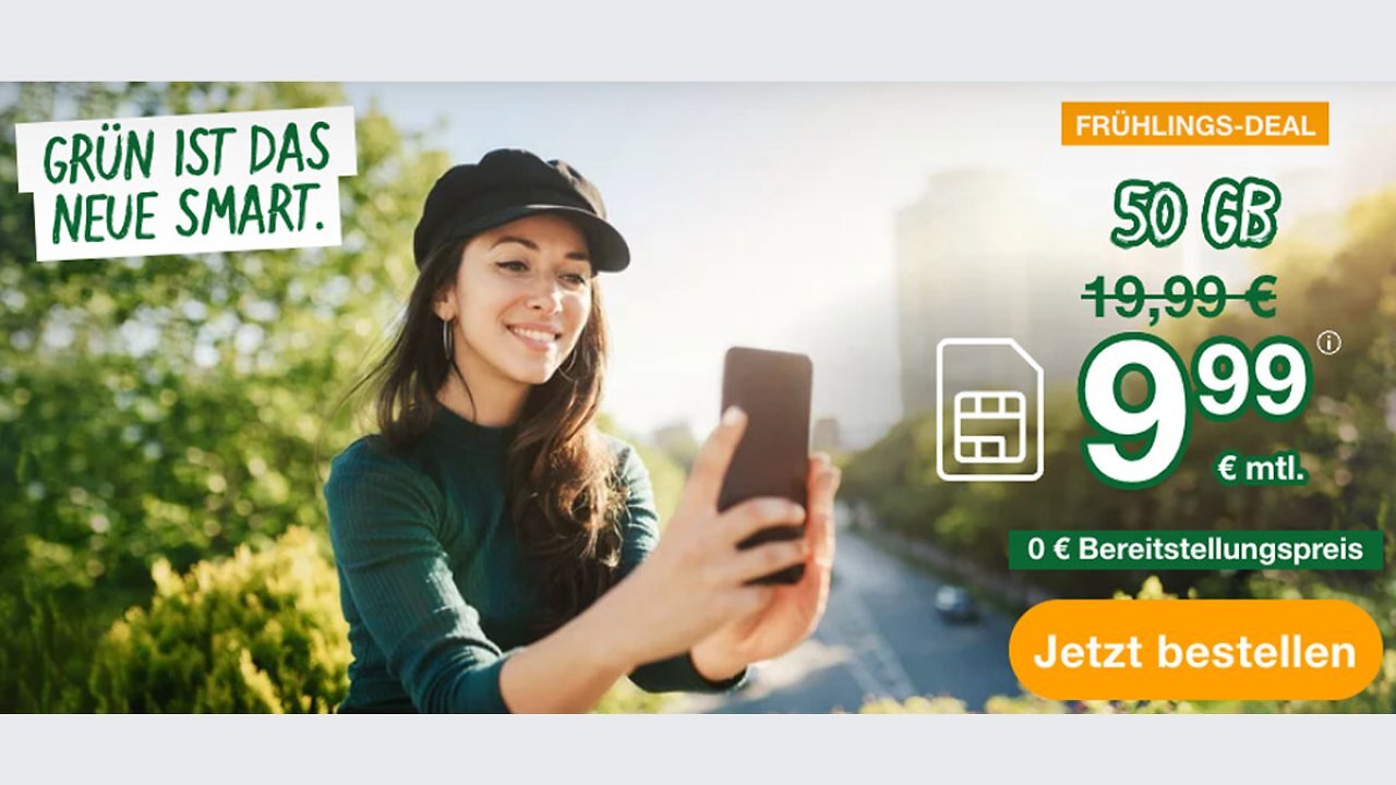 Aprilscherz? 10 GB Allnet-Flat im 5G-Netz für 4,99€ - 50 GB kosten nur 9,99€ - Bereitstellung gratis
