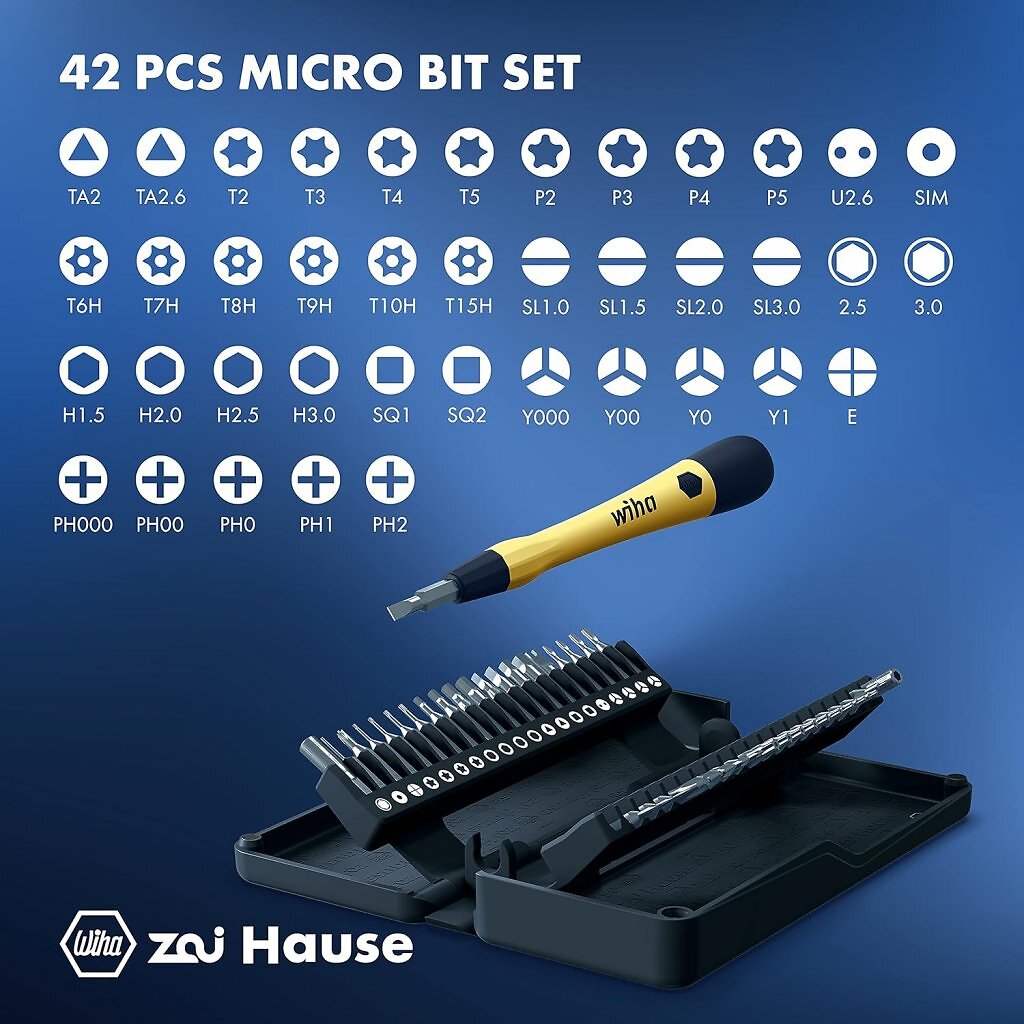 Das Wiha-Micro-Bit-Set ist zeitlich befristet im Angebot. Es bietet speziele Profile für PC-Schrauber udn Bastler.