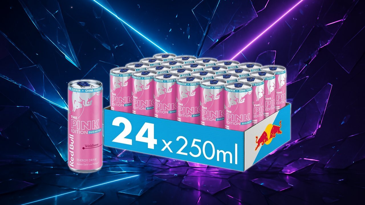 [23/04/2025] Red Bull jetzt ab 80 Cent: Amazon reduziert Pink Edition, Sugarfree, White & mehr im 24er-Pack