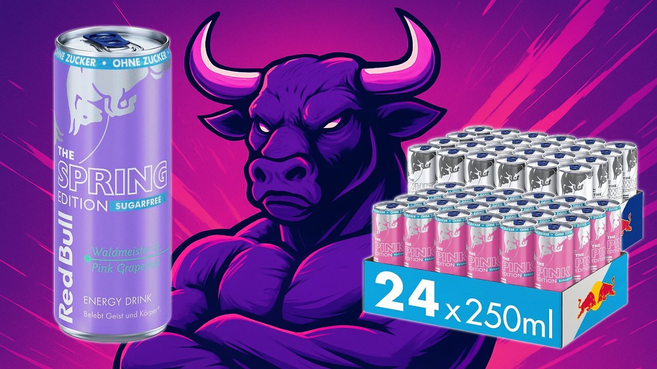 [23/04/2025] Red Bull jetzt ab 80 Cent: Amazon reduziert Pink Edition, Sugarfree, White & mehr im 24er-Pack