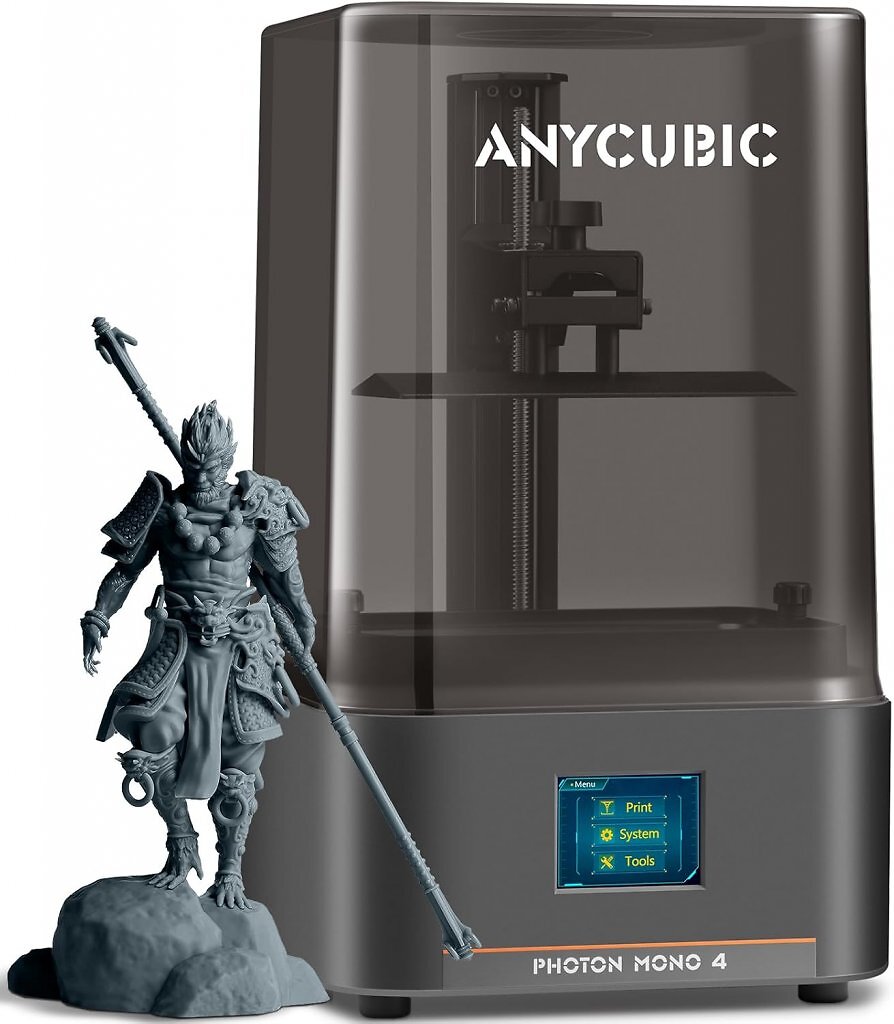 ANYCUBIC Photon Mono 4 10K ist ein 3D-Drucker für Einsteiger.