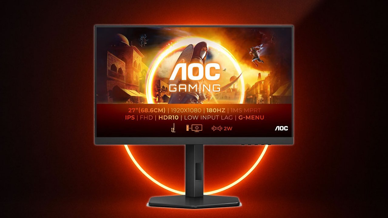 [28/05/2025] AOC Gaming 27G4X Full-HD-Monitor mit 180 Hz