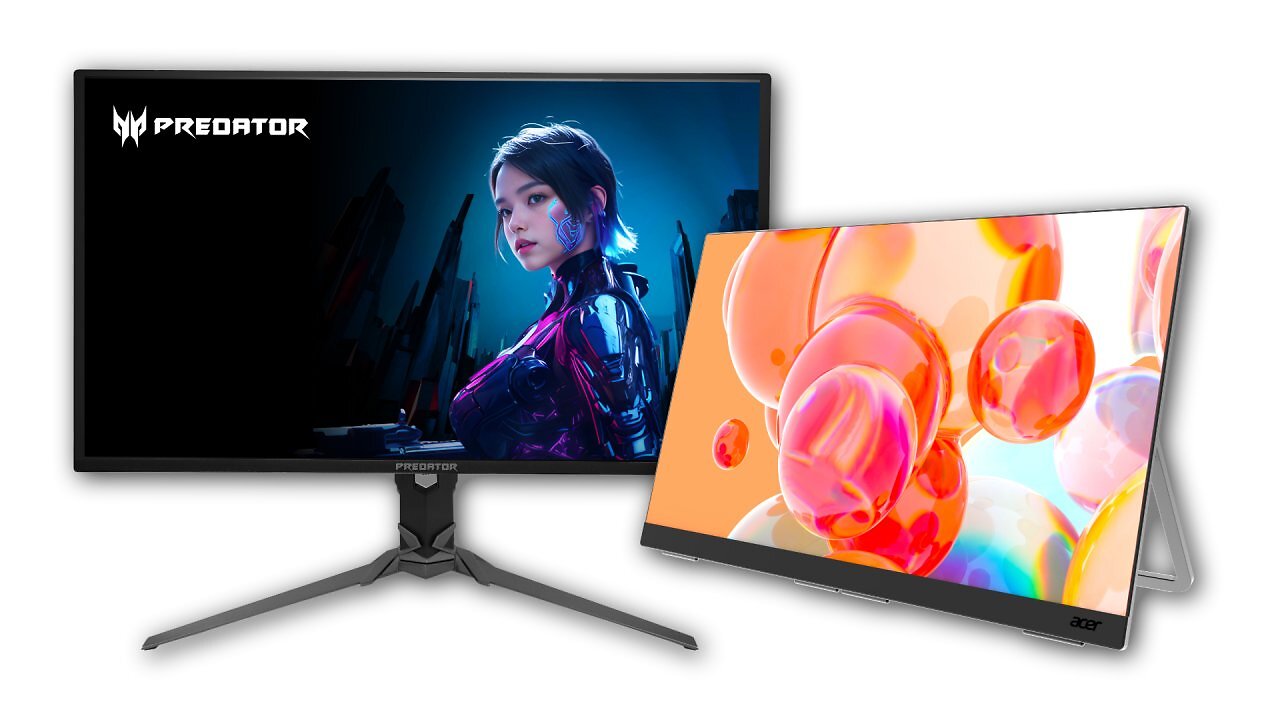 [15/05/2025] Zur Computex 2025 stellt Acer fünf neue Monitore für unterschiedliche Ansprüche vor.