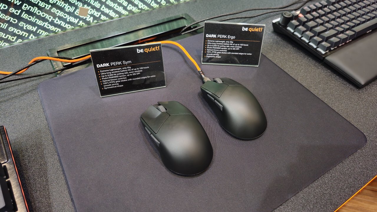 [23/05/2025] Auch auf der Computex 2025: Die Be Quiet Perk Sym und Perk Ergo.