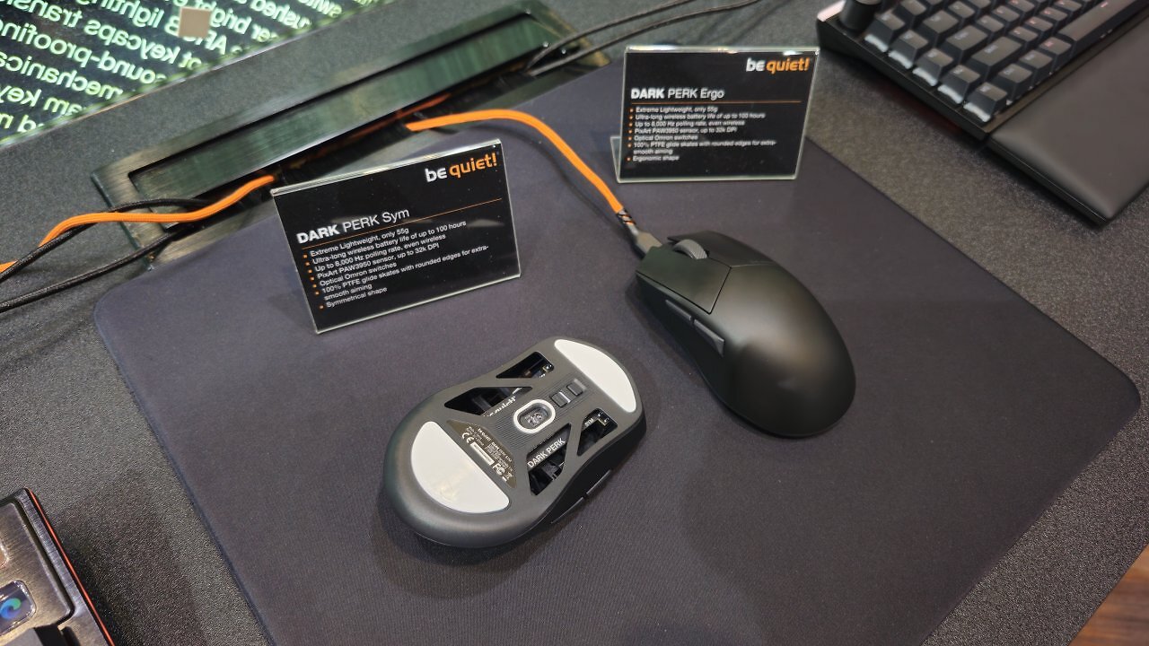 [23/05/2025] Auch auf der Computex 2025: Die Be Quiet Perk Sym und Perk Ergo.