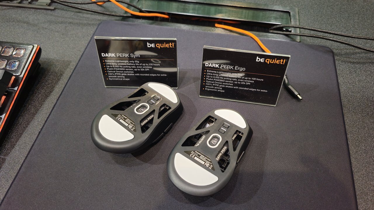 [23/05/2025] Auch auf der Computex 2025: Die Be Quiet Perk Sym und Perk Ergo.